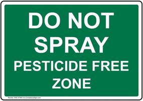 img 4 attached to ComplianceSigns Plastic Spray Pesticide English: Ensuring Safety and Compliance