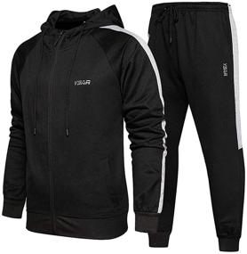 img 2 attached to Lavnis Tracksuit Running Jogging Athletic Men's Clothing and Active