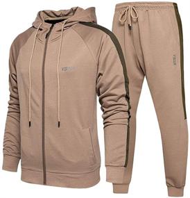 img 4 attached to Lavnis Tracksuit Running Jogging Athletic Men's Clothing and Active