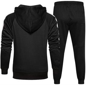 img 3 attached to Lavnis Tracksuit Running Jogging Athletic Men's Clothing and Active