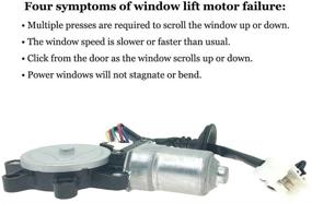 img 1 attached to 🚘 2003-2009 Nissan 350Z 2003-2007 Infiniti G35 Coupe Front Right Window Lift Motor - Replace 80730-CD00A