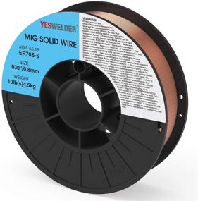 img 1 attached to 🔧 Yeswelder ER70S-6 .030-Inch Mig Solid Welding Wire - High-Quality Carbon Steel on 10-Pound Spool