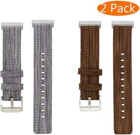 img 3 attached to Mtozon 2-Pack Bands Compatible With Fitbit Sense/Versa 3 Wellness & Relaxation