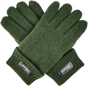 img 4 attached to Bruceriver XL Men's Accessories: Knitted Thinsulate for Ultimate Warmth and Style