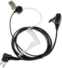 img 3 attached to Retevis 2 Way Radio Earpiece with Microphone - 2 Pin Acoustic Tube Headset for Motorola CP200 CLS1110 RMU2040 GP2000 HYT TC-600 Walkie Talkies, 1 Pack