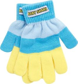 img 2 attached to 🧤 Winter Mitten Toddler Boys' Accessories with Nickelodeon Shark Theme for Cold Weather