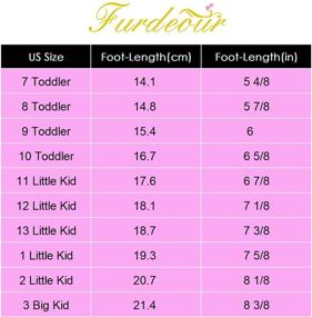 img 3 attached to Sparkling Furdeour Girls Glitter Flats: Adorable Dress Shoes for Princesses at Wedding Parties and Flower Rhinestone Shoes for Kids