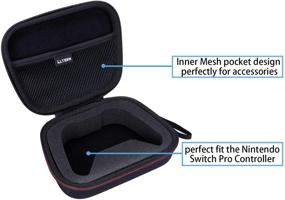 img 3 attached to 🎮 Enhanced Protection for Your Nintendo Switch Pro Controller - LTGEM EVA Hard Carrying Case (Black)