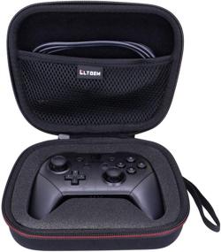 img 4 attached to 🎮 Enhanced Protection for Your Nintendo Switch Pro Controller - LTGEM EVA Hard Carrying Case (Black)