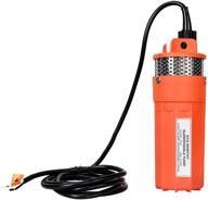 powerful and efficient eco-worthy 12v submersible well water pump- 1.6gpm flow, 230ft max lift, ideal for irrigation, farming, and home use! logo