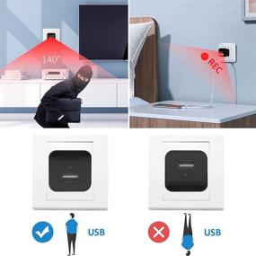 img 1 attached to 📷 1080P HD Spy Camera Charger with Hidden Nanny Camera, Mini Camera, USB Charger, and Card Reader (Memory Card not Included)