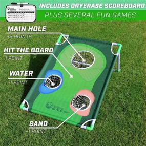 img 2 attached to 🏌️ GoSports BattleChip Backyard Golf Cornhole Game - Exciting Golf Game for All Ages & Abilities, Perfect for Outdoor Fun