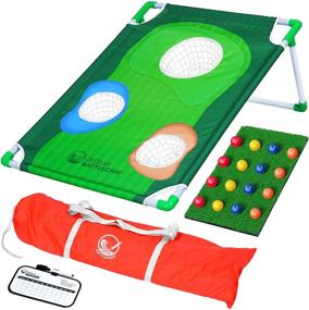 img 4 attached to 🏌️ GoSports BattleChip Backyard Golf Cornhole Game - Exciting Golf Game for All Ages & Abilities, Perfect for Outdoor Fun