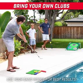 img 1 attached to 🏌️ GoSports BattleChip Backyard Golf Cornhole Game - Exciting Golf Game for All Ages & Abilities, Perfect for Outdoor Fun