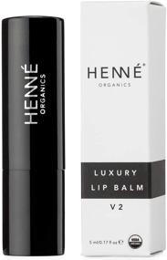 img 3 attached to 💄 Henné Organics Роскошный Бальзам для Губ V2 - Органический Увлажняющий Крем - 0,17 унций Палочка - Натуральный Уход за Губами