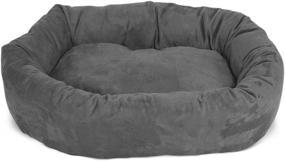 img 3 attached to 🐶 Pet Bagel Dog Bed by Majestic Pet Products