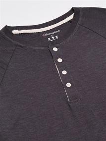 img 3 attached to Champion Authentic Originals Sleeve Henley Men's Clothing in Shirts