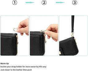 img 1 attached to 👜 XB Wristlet Handbags: Fashionable Cellphone Crossbody for Women's Essentials