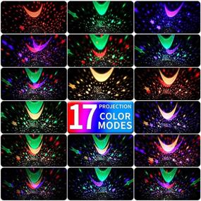 img 2 attached to 🌟 Star Projector Gifts for Boys and Girls 1-11 Years Old - Timer, Color Changing Stars Night Light for Bedroom, Baby Gift, Toy, Birthday Party Decor