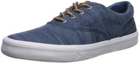 img 4 attached to Sperry Men's Striper Sneaker - Medium Men's Shoes for Fashion Sneakers - Enhanced SEO