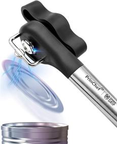 img 4 attached to 🔪 PrinChef No-Trouble-Lid-Lift Manual Can Opener with Magnet for Smooth Edge, Side-Cut Safety Feature, Rust-Proof Stainless Steel Construction, Sharp Blade - Heavy Duty, Top Rated Can Openers