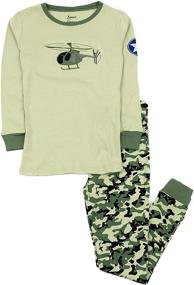 img 1 attached to 👕 Organic Cotton Unisex Toddler Pajamas for Boys' Clothing in Sleepwear & Robes