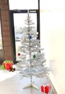 sparking silver 6 ft artificial tinsel christmas tree - folding, gorgeous design with 450 tips: explore now! логотип