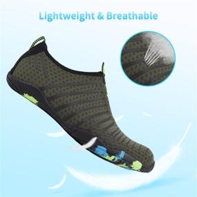 img 1 attached to HEETA Water Sports Barefoot Black_A Women's Shoes for Athletic