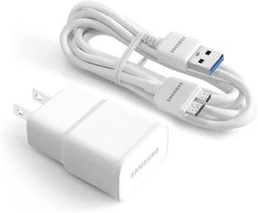 img 4 attached to Samsung EP-TA10JWE 5.0V 2Amp Charger Adapter with Samsung ET-DQ11Y1WE 🔌 Data Sync Cable for Galaxy S5/Note 3 - Non Retail Packaging (WHITE)