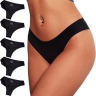 vissay seamless panties fitness tback，pack women's clothing logo