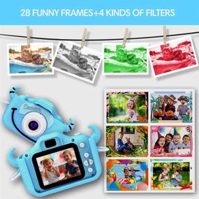 img 1 attached to 📷 Silicone Children's Camcorder for Birthdays and Festivals