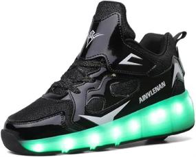 img 3 attached to SDSPEED Colors Rechargeable Roller Sneaker Sports & Fitness