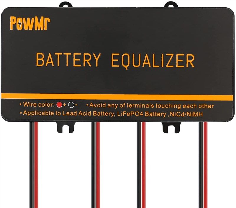 Battery Equalizer Battery Voltage Balancer, 48V Solar System Battery  Balancer for 4 × 12V Batteries Connected in Series to Extend Battery Life :  : Electronics