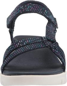 img 3 attached to 👡 Skechers Women's Multi-Colored Strap Sandal Shoes for Women