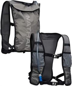 img 4 attached to 🏃 Nathan QuickStart Lite: Premium Running Vest/Hydration Pack with 3L Storage, 1.5L Bladder Included. Adjustable Straps for Men and Women. Convenient Phone Holder Pockets & Zippers.