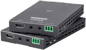 img 4 attached to Monoprice 121609 Blackbird 4K Pro HDBaseT Комплект расширителя с PoC, IR, RS232, HDCP 2.2 - Улучшенный радиус 70м, 4K@60Hz.