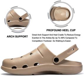 img 3 attached to Ultimate Comfort & Support: LISTAYSS Orthopedic Slippers for Men with Plantar Fasciitis