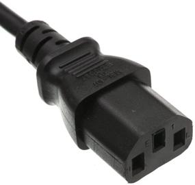 img 1 attached to 💻 6 футов (2 м) удлинитель питания монитора для компьютера, кабель C13 к C14 18AWG, 10 штук - 6 футов (2 метра) удлинительный кабель для компьютера к PDU 10-амперному питанию, CNE25965.