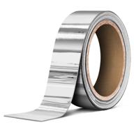 🎨 oracal 351 gloss silver chrome adhesive vinyl pinstripe detailing tape - 1 inch by 30 feet logo