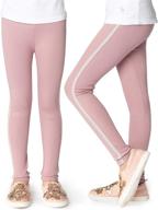 rosybrown idlecat cotton leggings for girls - spring girls' clothing logo