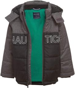 img 3 attached to 🧥 Nautica Bubble Storm Cuffs Large Boys' Jackets & Coats: Trendy and Stylish Clothing