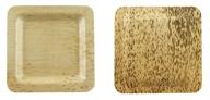 square bamboo leaf plate packnwood логотип