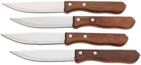 img 2 attached to 🔪 Enhanced SEO: Mr. Bar-B-Q Stainless-Steel Steak Knives Set (4-Piece)