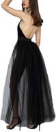 👰 women's detachable tulle overskirts: long layered bridal train skirts for wedding & photo shoots logo