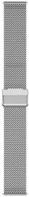 img 3 attached to Yeejok 22mm Smartwatch Bands - Compatible with Fossil Gen 5E 44mm, Men's Gen 5 Carlyle, Women's Gen 5 Julianna, Gen 4 Explorist HR - Black Silicone Sport Wristband + Silver Mesh Woven Metal Watch Strap