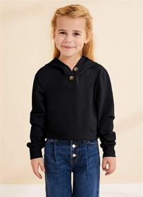 img 3 attached to 👚 Stylish Meilidress Hoodies for Girls - Fashionable Pullover Sweatshirts in Kids Clothing