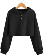 👚 stylish meilidress hoodies for girls - fashionable pullover sweatshirts in kids clothing logo