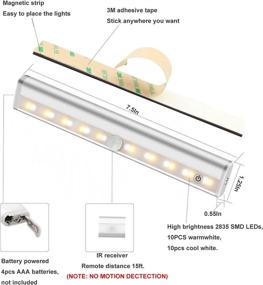 img 2 attached to Освещение шкафа Кухонная беспроводная батарея