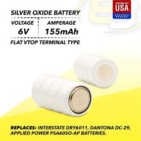 img 1 attached to Long-Lasting 4 Pack DOG Collar 🔋 Battery for DRY6011 DC-29 PSA60SO-AP DG-3000 DG-9000 DG9XT