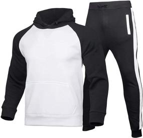 img 4 attached to Camipado Tracksuit Sweatsuit Activewear Sweatpants Men's Clothing in Active